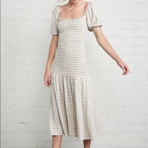 Rachel Pally Briar Gingham Check Midi Dress